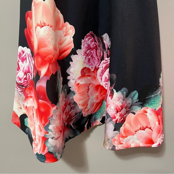 Joseph Ribkoff Dress Style 181799 Off The Shoulder Fit and Flare Midnight Blue - Picture 7 of 12